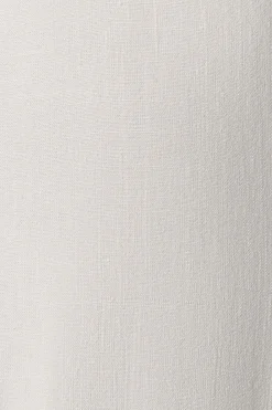 JLUXLABEL Ivory Getaway Linen Maxi Dress