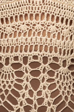 JLUXLABEL Ivory Great Escape Crochet Maxi Dress