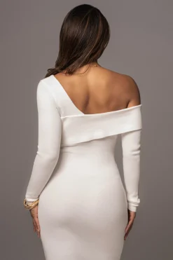 JLUXLABEL Ivory Harper Knit Maxi Dress
