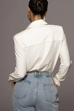 JLUXLABEL Ivory Jaxson Button Up