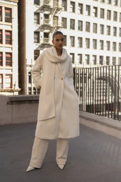 JLUXLABEL Ivory Jonah Coat