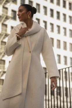 JLUXLABEL Ivory Jonah Coat