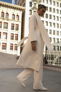 JLUXLABEL Ivory Jonah Coat