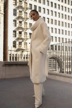 JLUXLABEL Ivory Jonah Coat