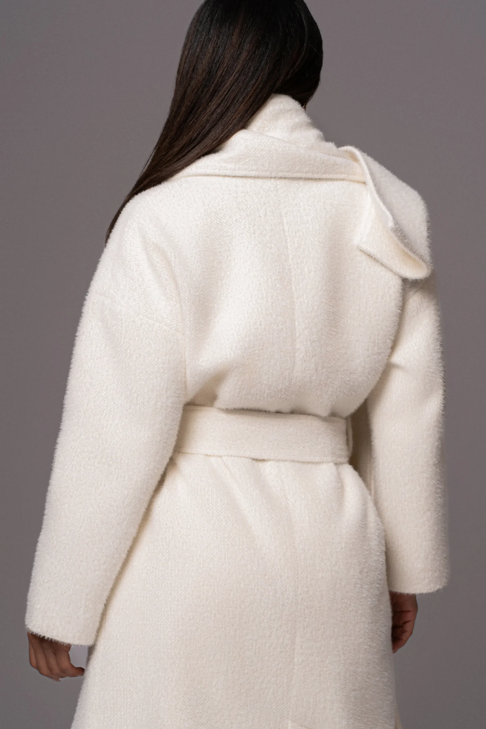 JLUXLABEL Ivory Jonah Coat