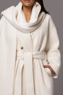 JLUXLABEL Ivory Jonah Coat