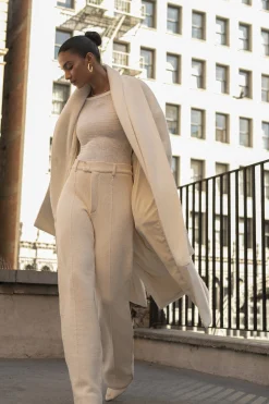 JLUXLABEL Ivory Jonah Coat