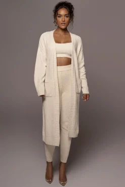 JLUXLABEL Ivory Juniper Chenille Sweater Pant