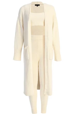 JLUXLABEL Ivory Juniper Chenille Sweater Pant