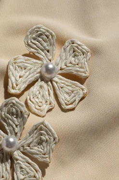 JLUXLABEL Ivory Lexa Flower Earrings
