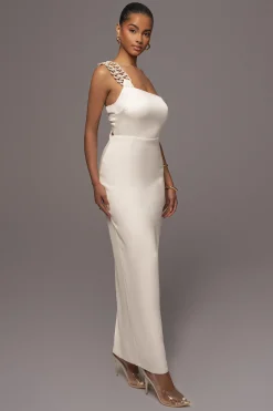 JLUXLABEL Ivory Luxury Living Maxi Dress