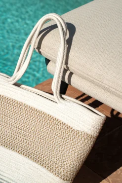 JLUXLABEL Ivory Mar De Luz Tote Bag