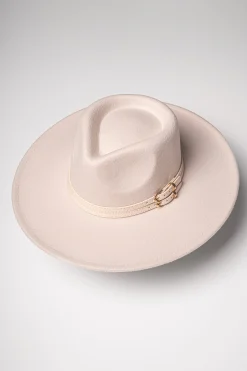 JLUXLABEL Ivory Maryana Rancher Hat