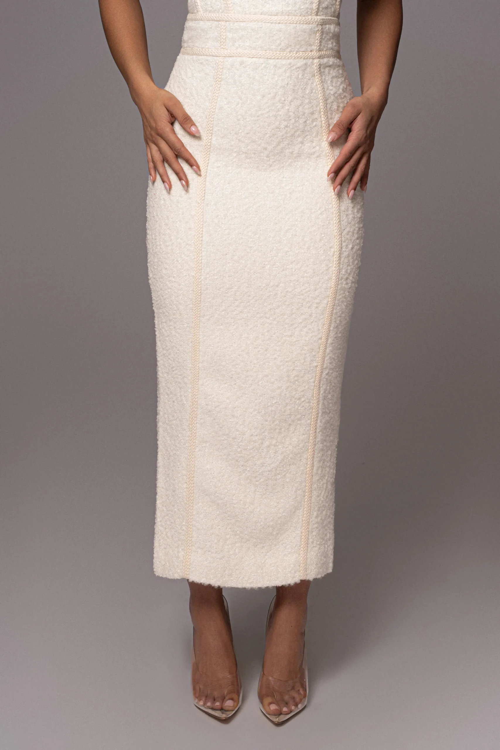 JLUXLABEL Ivory Miles Skirt