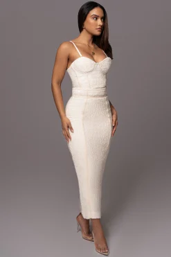 JLUXLABEL Ivory Miles Skirt