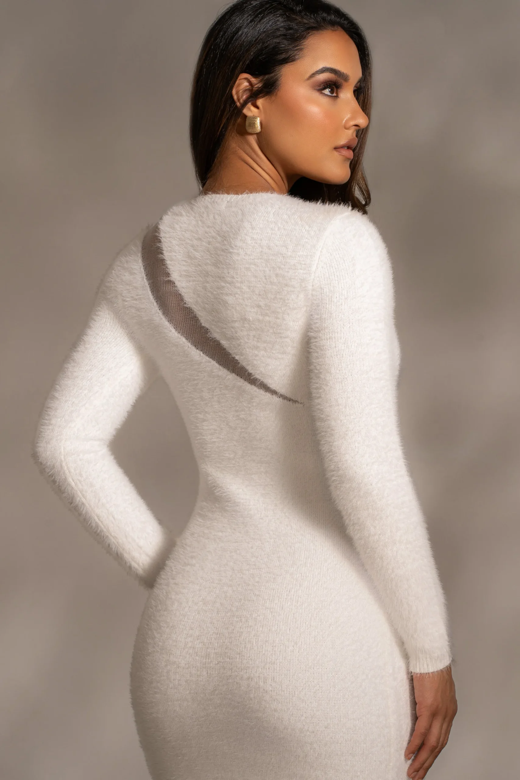 JLUXLABEL Ivory More To Love Maxi Dress