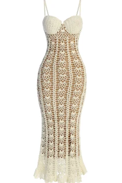 JLUXLABEL Ivory Odyssey Maxi Dress