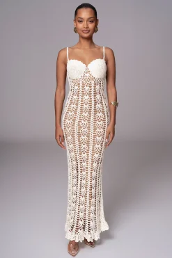JLUXLABEL Ivory Odyssey Maxi Dress
