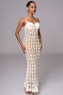 JLUXLABEL Ivory Odyssey Maxi Dress