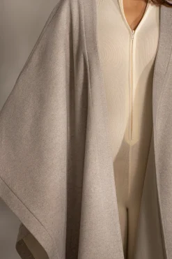 JLUXLABEL Ivory Park City Reversible Shawl