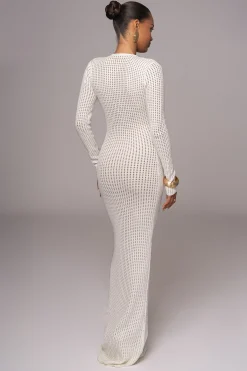 JLUXLABEL Ivory Sol Sweater Knit Dress