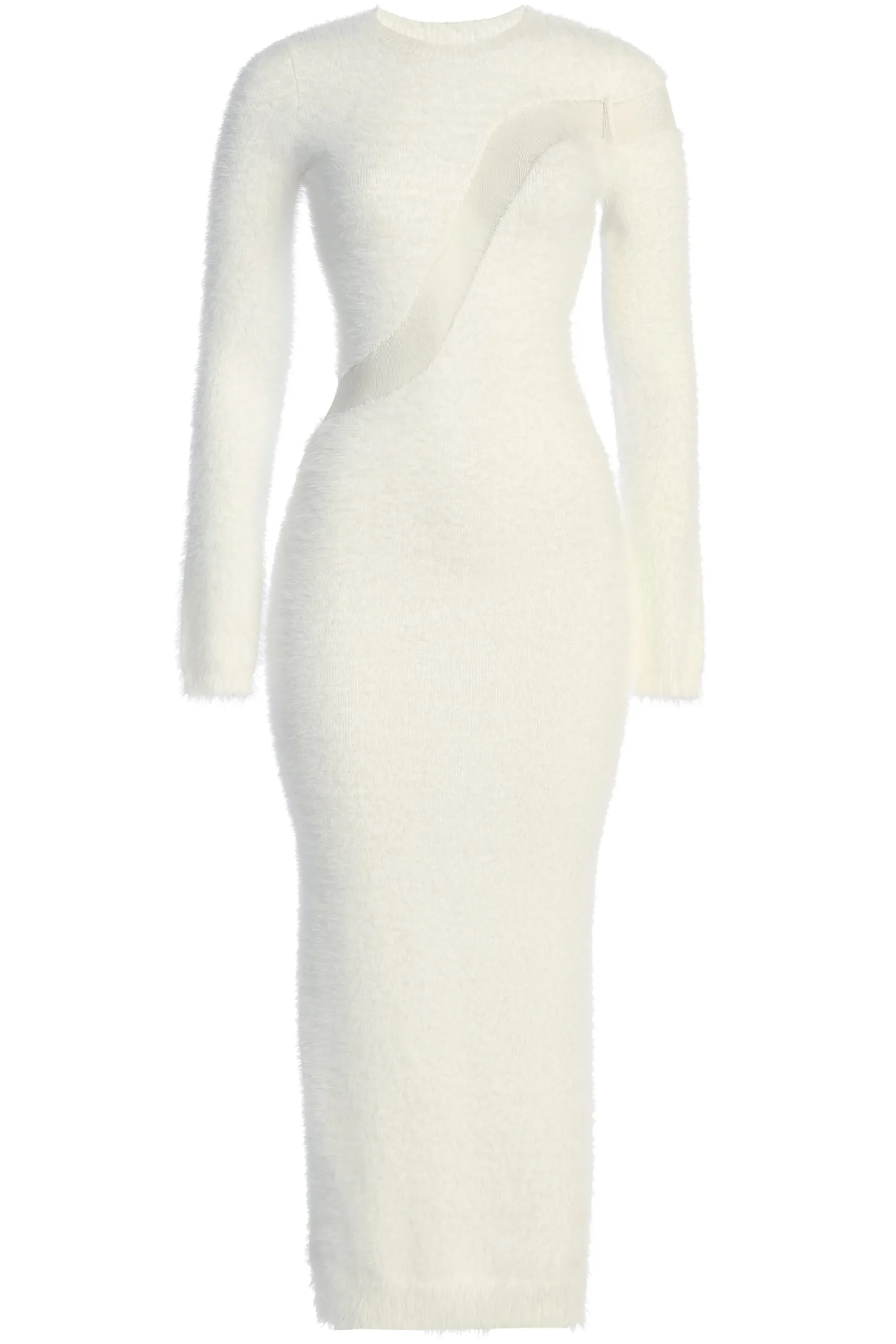 JLUXLABEL Ivory Toni Knit Maxi Dress