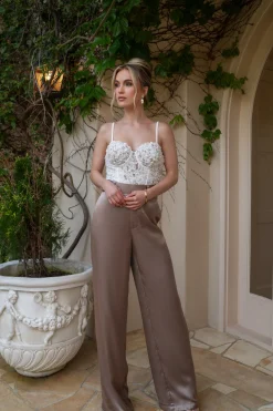 JLUXLABEL Ivory Yours Truly Lace Corset