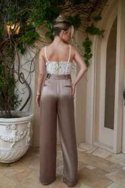 JLUXLABEL Ivory Yours Truly Lace Corset