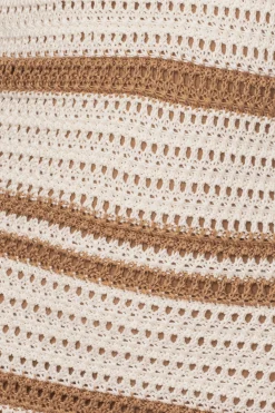 JLUXLABEL Ivory/Beige Destiny Knit Maxi Dress