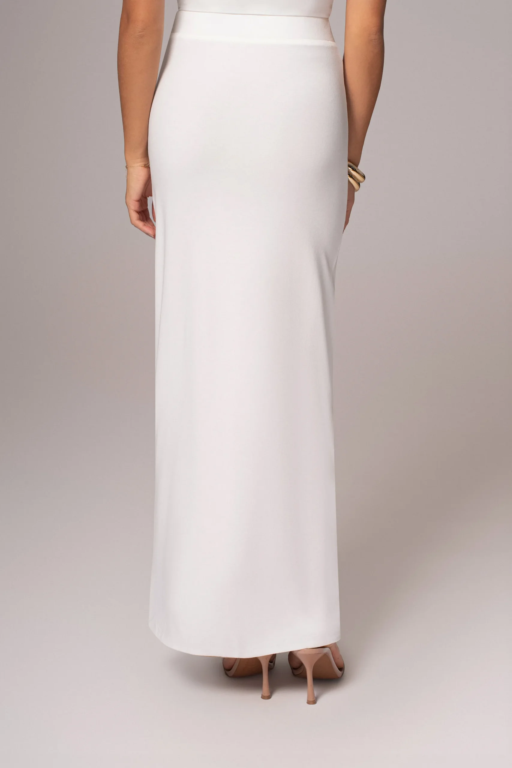 JLUXLABEL Ivory/Beige Everyday Reversible Skirt