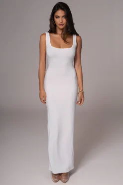 JLUXLABEL Ivory/Pecan Keidi Reversible Maxi Dress