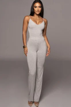JLUXLABEL Jluxbasix Grey Not So Yoga Pants