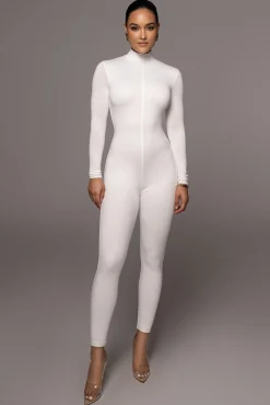 JLUXLABEL Jluxbasix White Raisa Jumpsuit