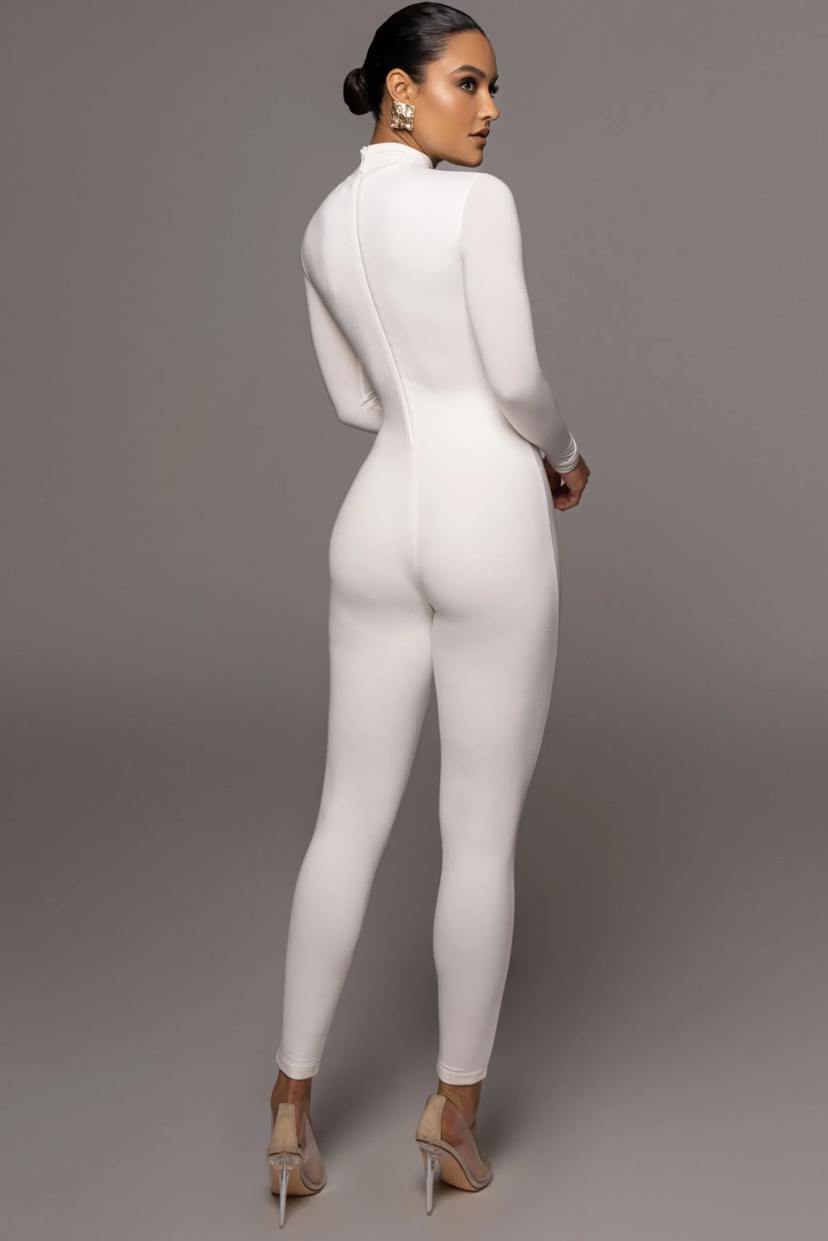 JLUXLABEL Jluxbasix White Raisa Jumpsuit