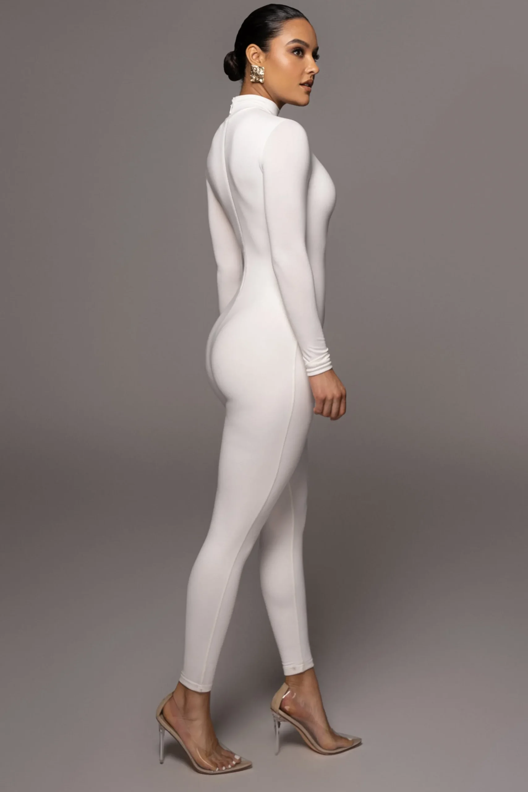 JLUXLABEL Jluxbasix White Raisa Jumpsuit