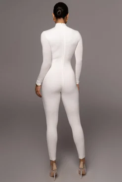 JLUXLABEL Jluxbasix White Raisa Jumpsuit