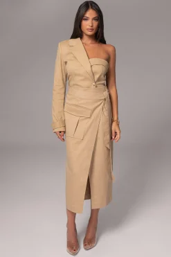 JLUXLABEL Khaki City Life Cargo Skirt