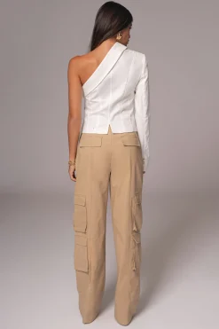JLUXLABEL Khaki Double Take Cargo Pants