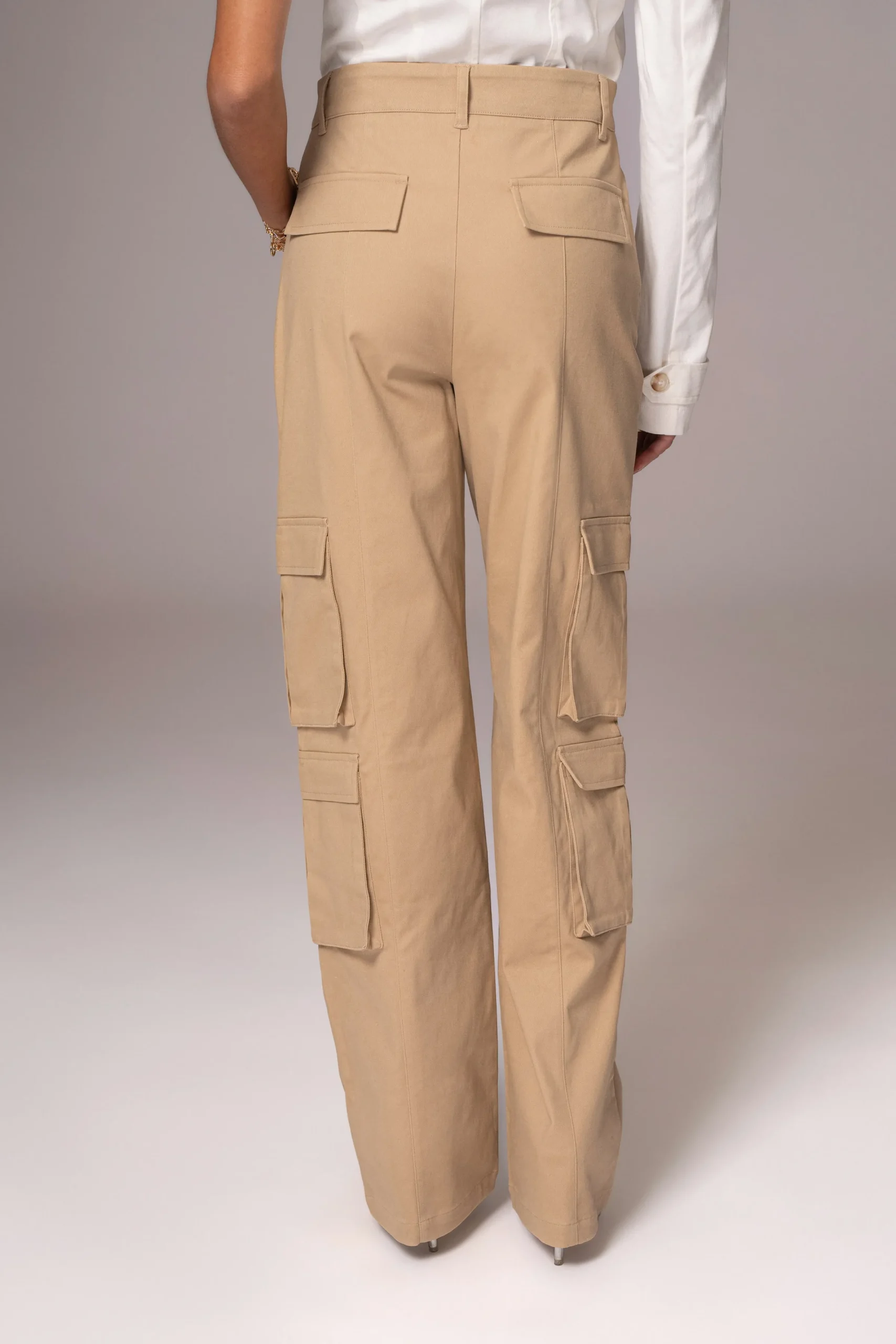 JLUXLABEL Khaki Double Take Cargo Pants
