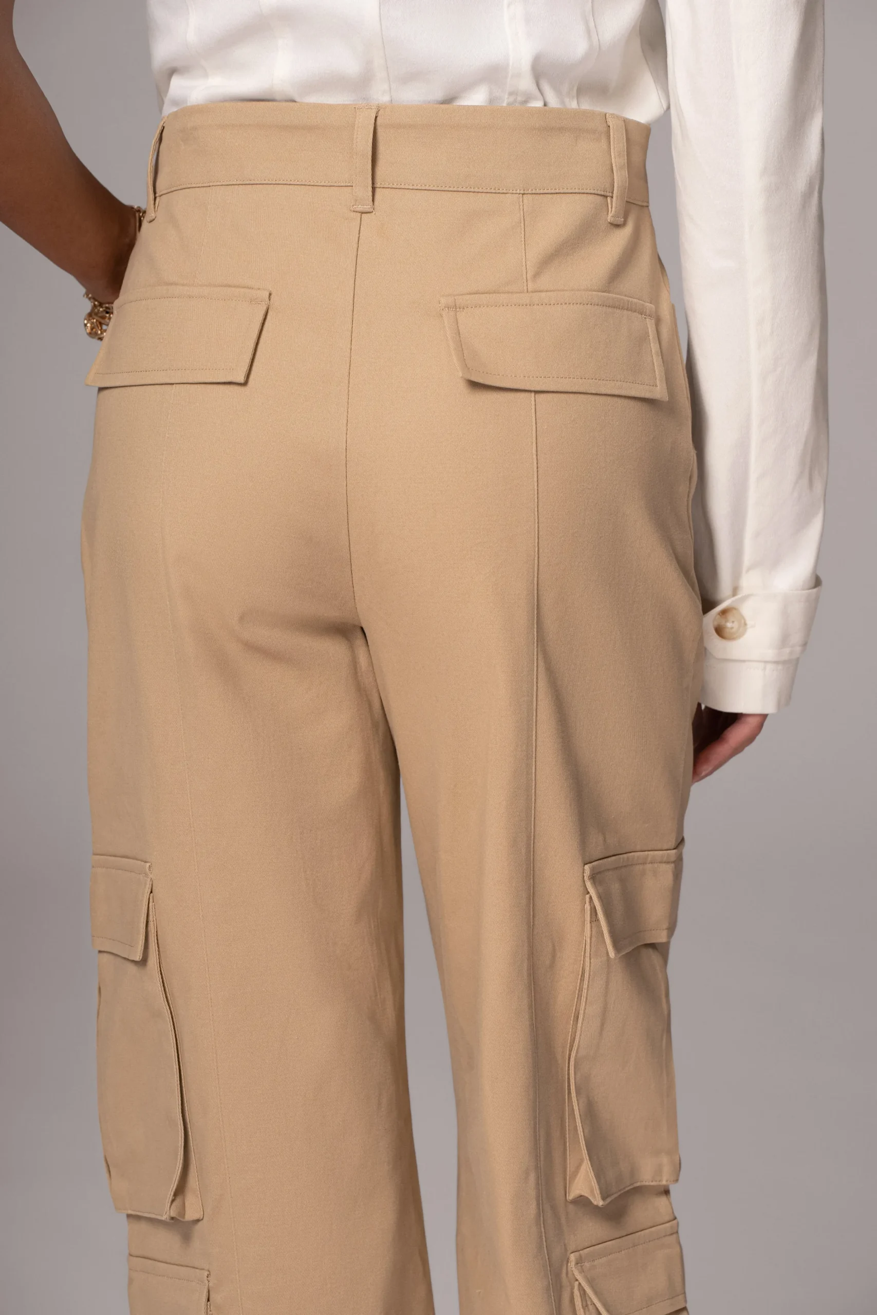 JLUXLABEL Khaki Double Take Cargo Pants