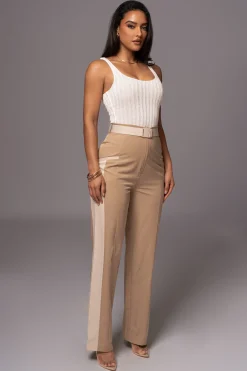 JLUXLABEL Khaki For The Moment Pants