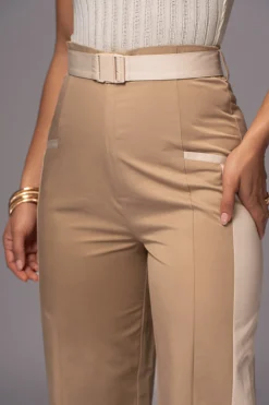 JLUXLABEL Khaki For The Moment Pants