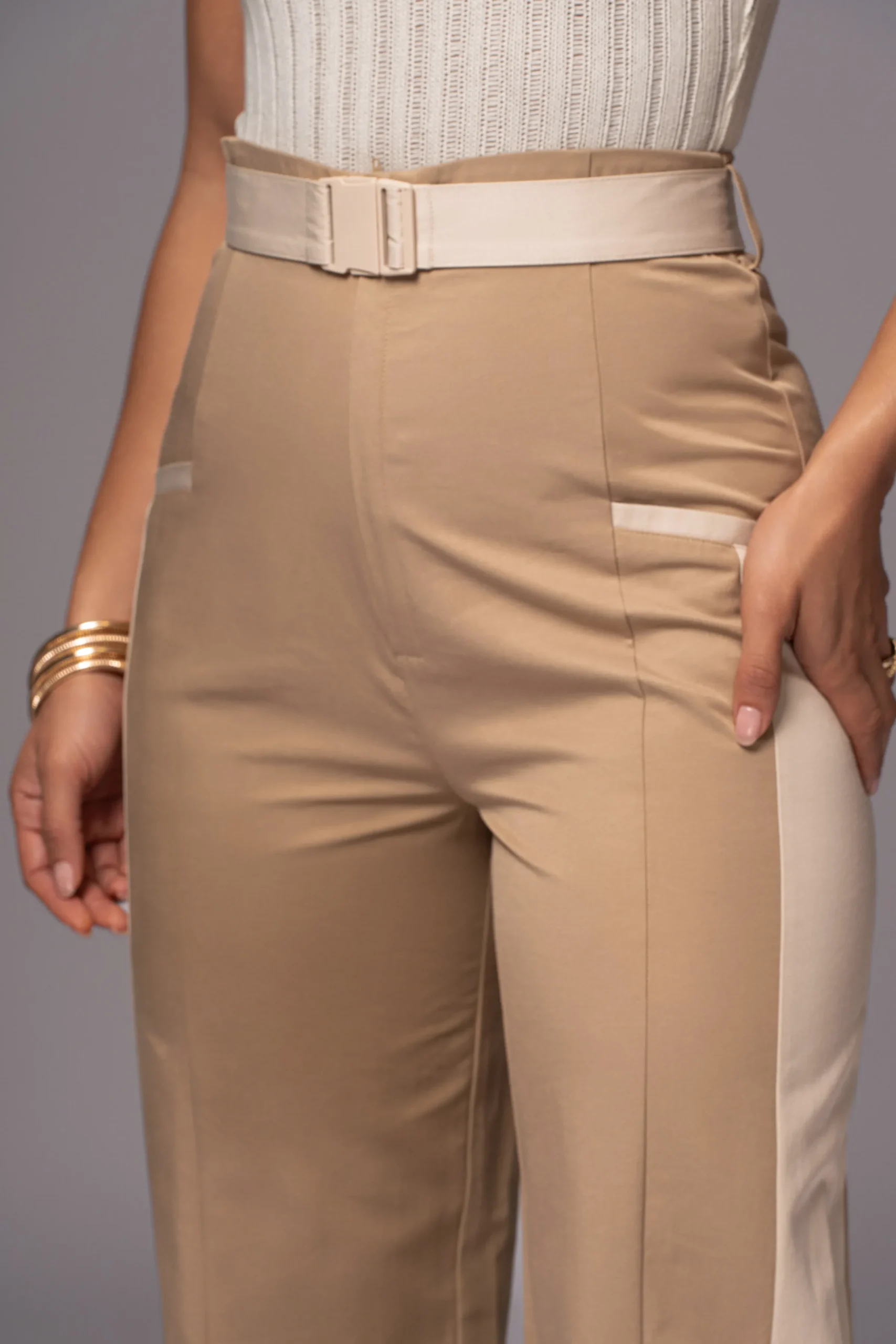 JLUXLABEL Khaki For The Moment Pants