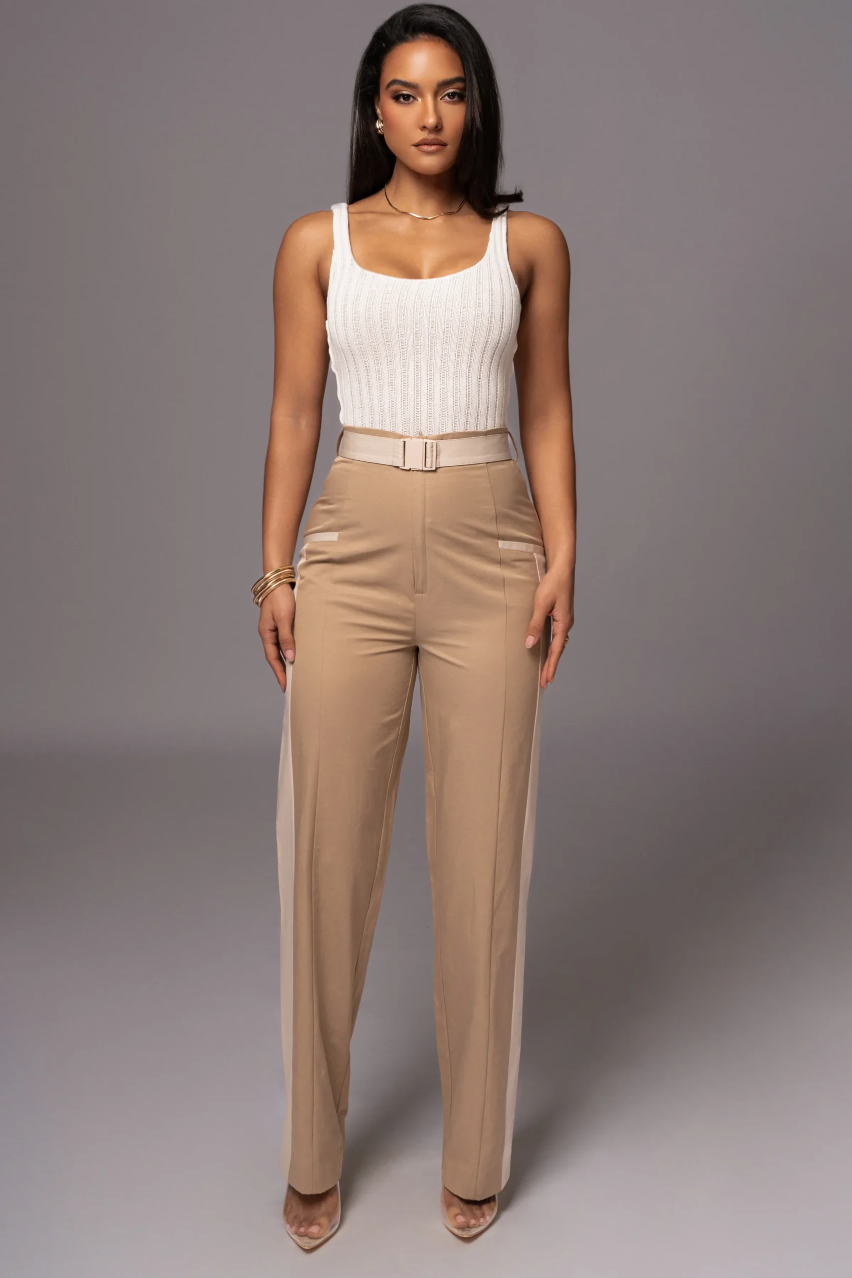 JLUXLABEL Khaki For The Moment Pants