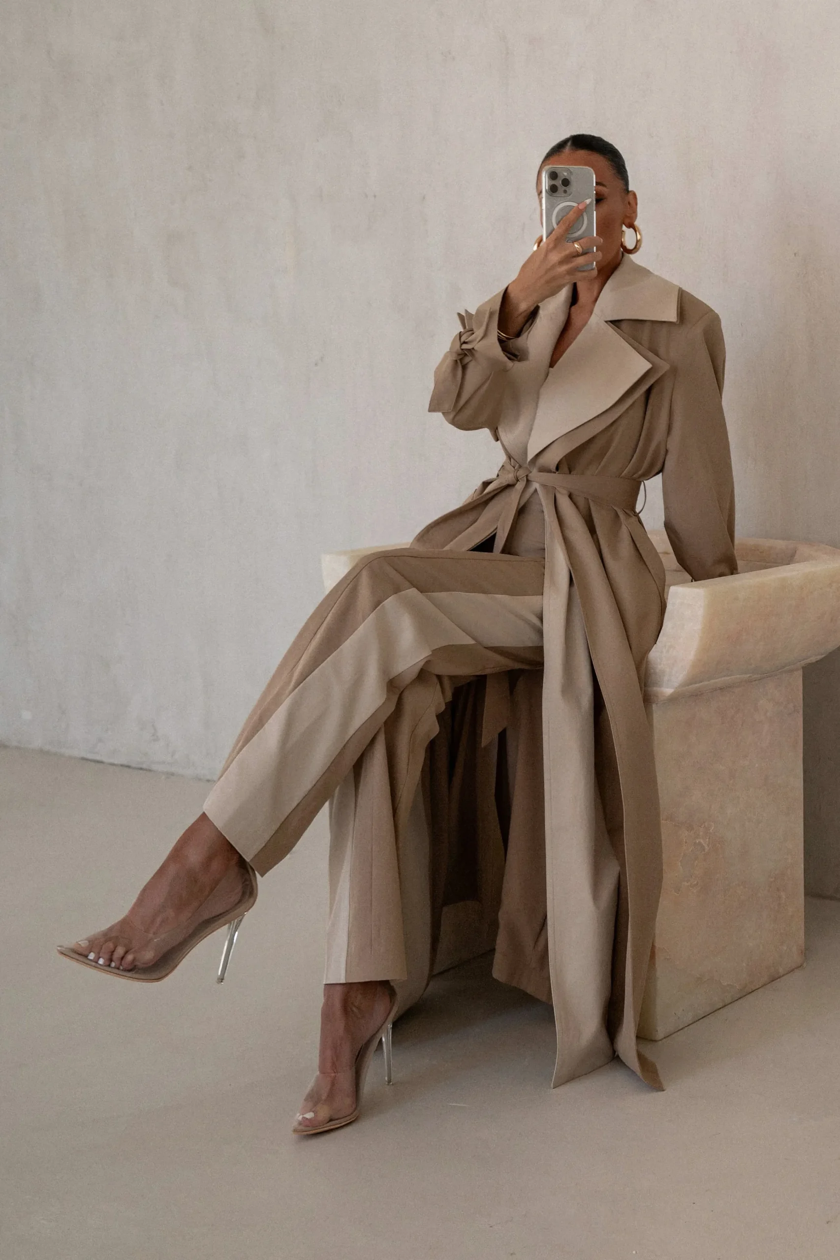 JLUXLABEL Khaki For The Moment Pants
