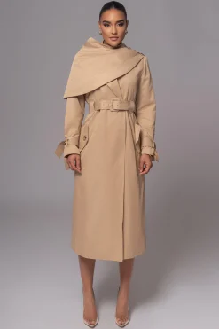 JLUXLABEL Khaki The Classic Trench Coat