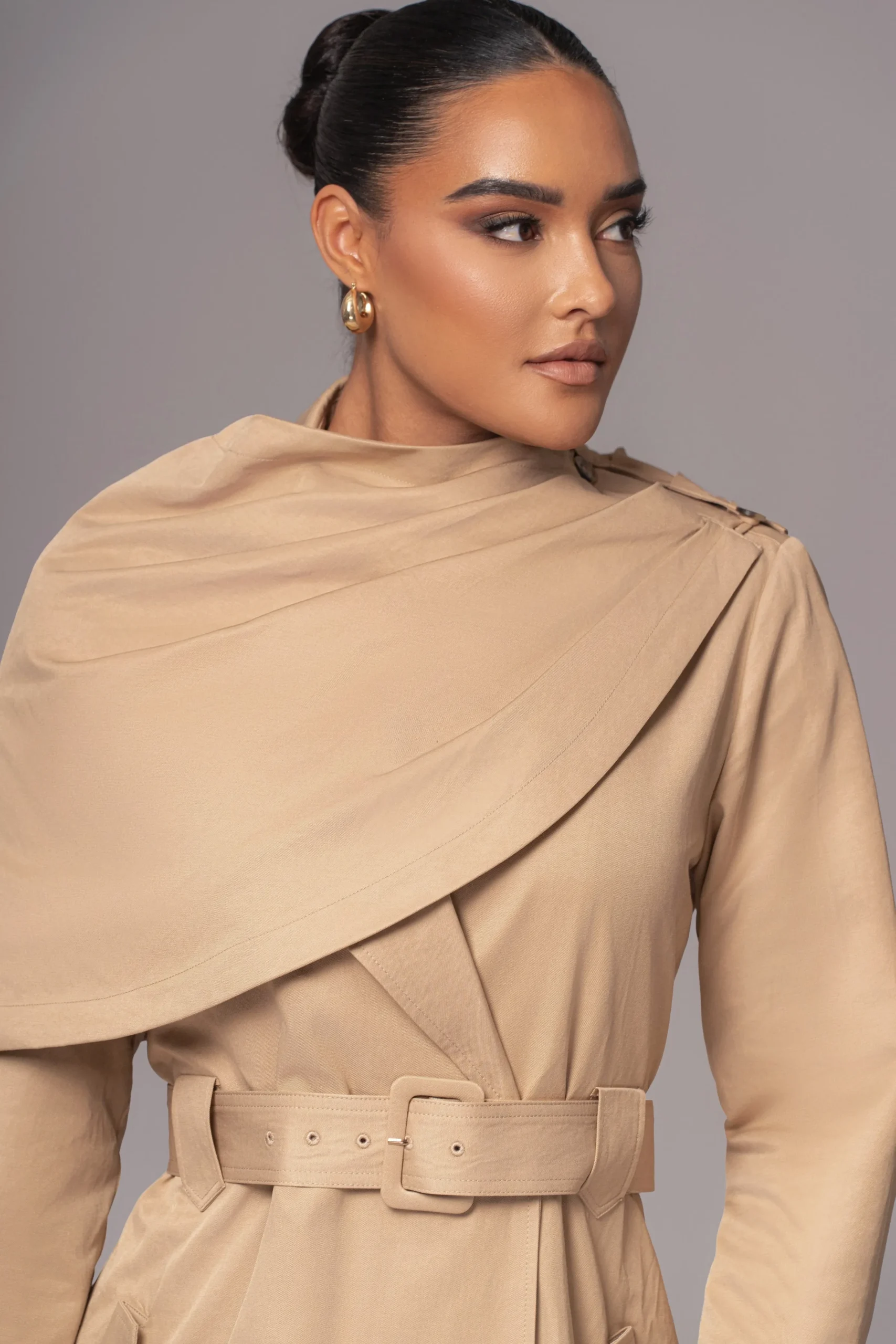 JLUXLABEL Khaki The Classic Trench Coat