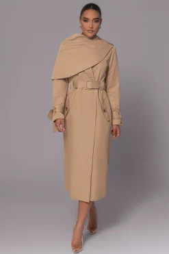 JLUXLABEL Khaki The Classic Trench Coat