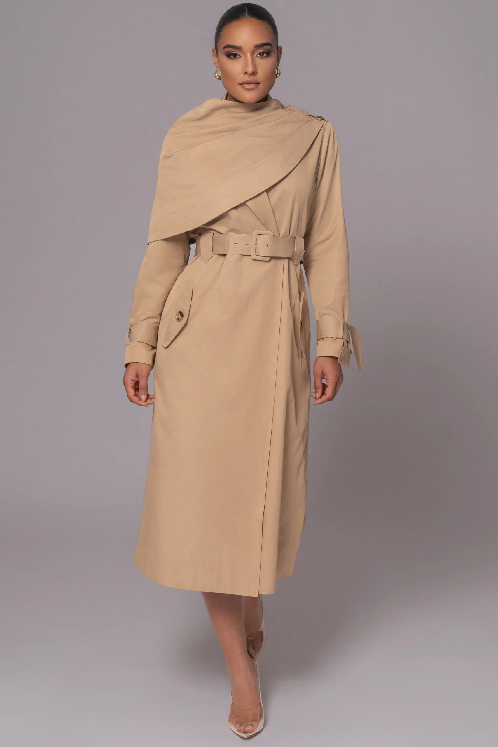 JLUXLABEL Khaki The Classic Trench Coat