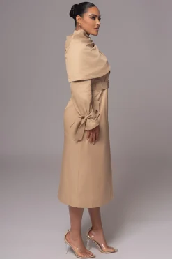 JLUXLABEL Khaki The Classic Trench Coat